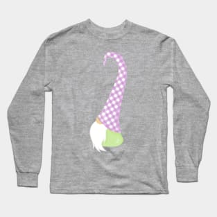 Cute Gnome, Little Gnome, Garden Gnome, Hat, Beard Long Sleeve T-Shirt